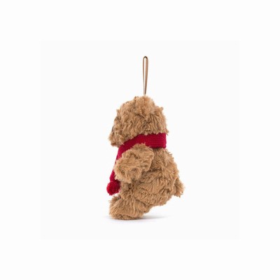 Jellycat Bartholomew Decoration Bear New Zealand | IWGZO6180